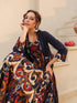 Women Ethnic Motifs Printed Pure Cotton Fit & Flare Midi Dress